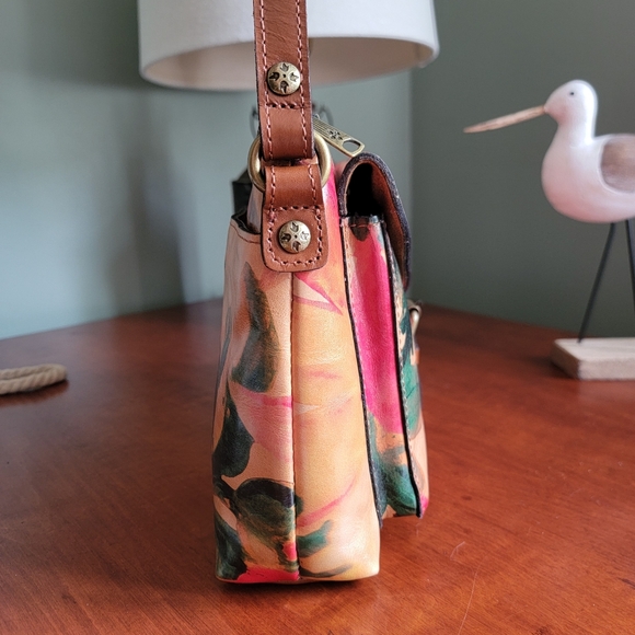 NWT Patricia Nash Avellino Spring Multi Leather Crossbody Bag Purse - Picture 5 of 16